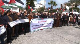 Palestinos protestan en rechazo a cumbre de Sharm el-Sheij