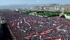 Yemeníes condenan la agresión saudí en su 8.º aniversario