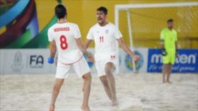 Irán derrota 6-0 a Japón y se corona campeón de futbol playa