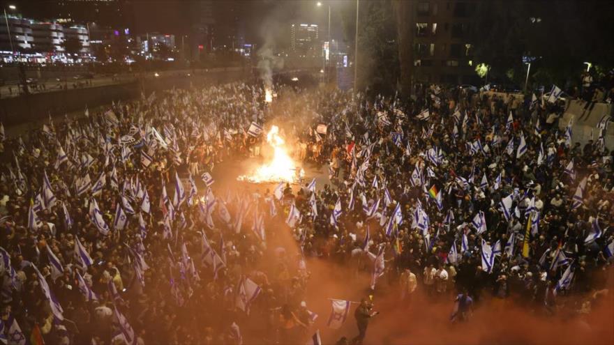 Vídeo: Policía de Israel reprime protestas contra políticas de Netanyahu  