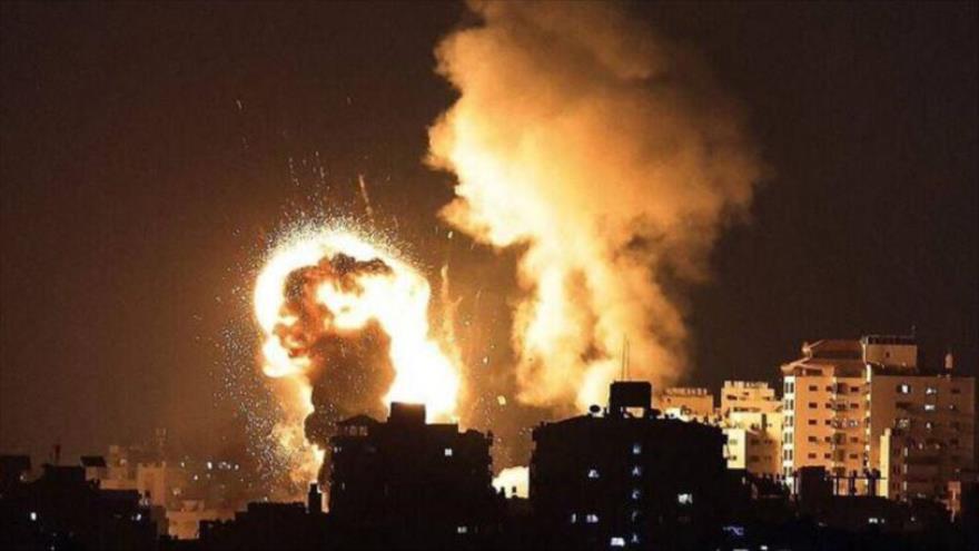 Aviones de Israel bombardean la Franja de Gaza