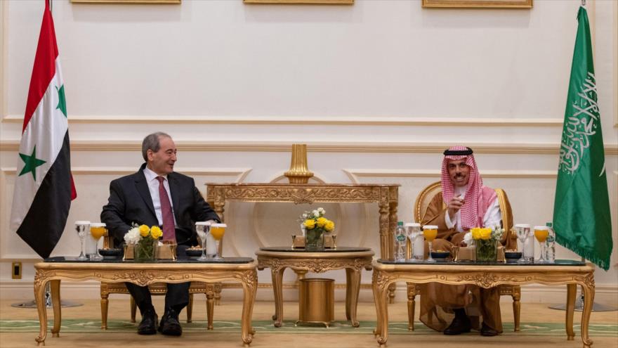 Siria y Arabia Saudí anuncian proceso de retomar relaciones diplomáticas