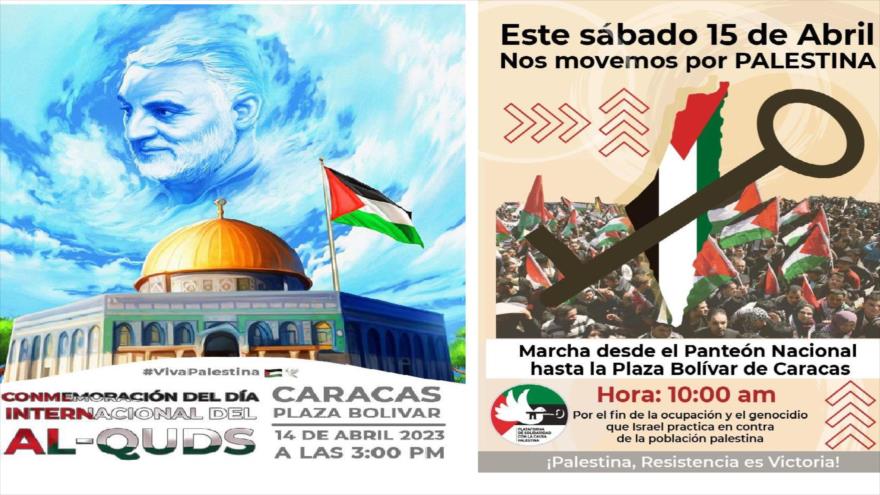 Venezuela se mueve por Palestina en el Día Mundial de Al-Quds