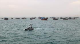 Irán realiza el mayor desfile naval en apoyo al pueblo palestino