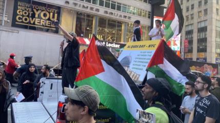 Musulmanes y judíos conmemoran Día de Al-Quds en Nueva York, EEUU