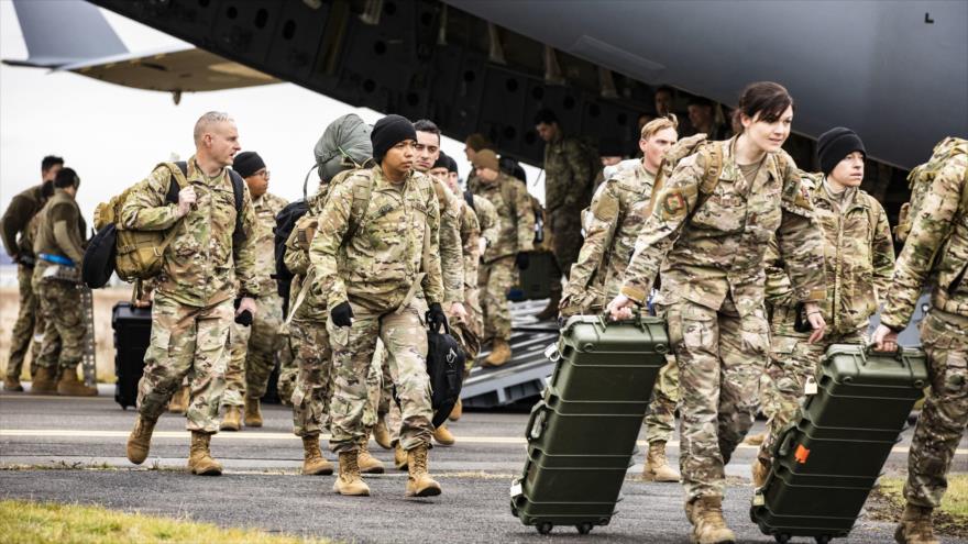 Soldados estadounidenses que llegan a Europa para apoyar a la OTAN. (Foto: Ejército de EE.UU.)