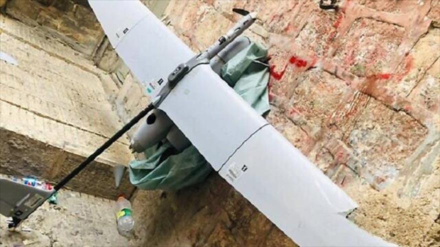 Un dron Skylark (conocido también como Skyrider) del ejército israelí, 26 de octubre de 2022. 