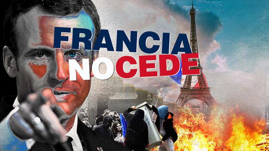 “La cabeza de Macron” piden los franceses al son de marchas anti-régimen | Detrás de la Razón