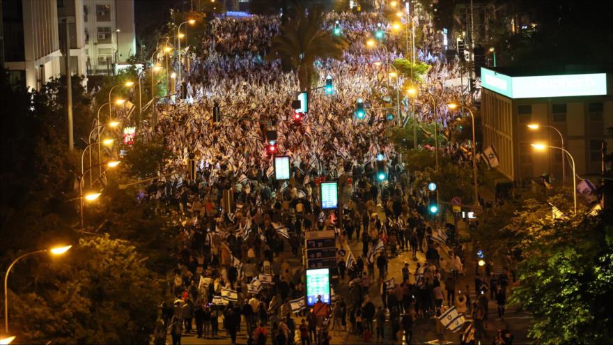Israelíes vuelven a las calles en protesta contra Netanyahu