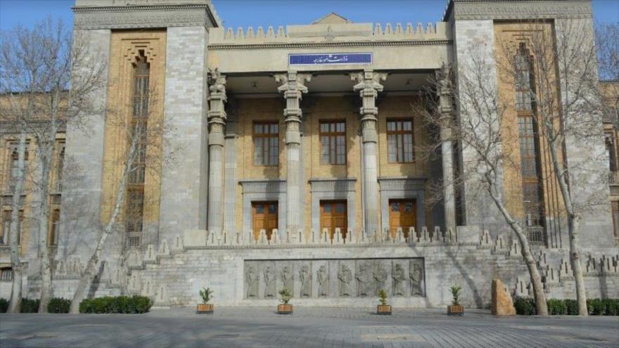 El Ministerio de Asuntos Exteriores de Irán en Teherán, la capital.