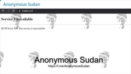 Diario israelí Maariv, nuevo objeto de ataques de Anonymous Sudan