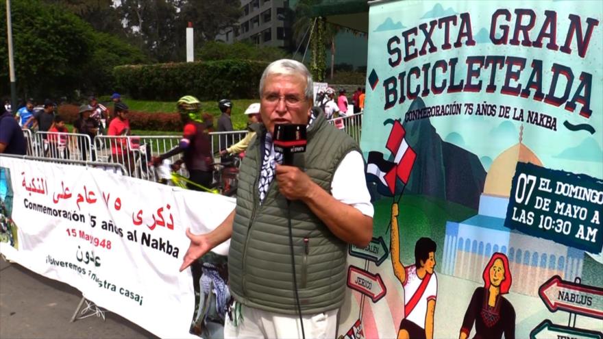 Perú celebra evento deportivo a favor de Palestina