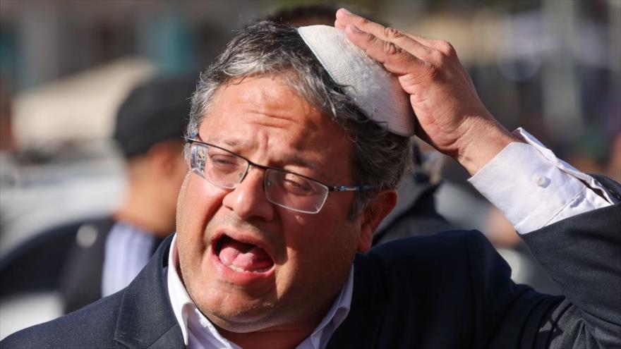 El ministro de seguridad del régimen israelí, Itamar Ben-Gvir.