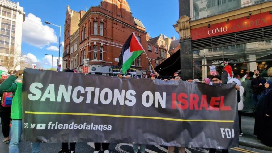 Británicos se solidarizan con los palestinos en el Día de la Nakba