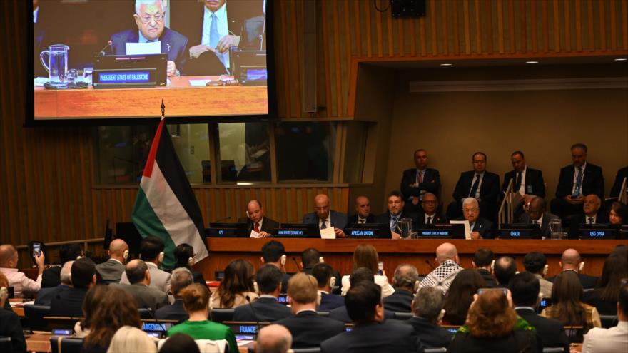 La conmemoración del Día de la Nakba en la ONU, Nueva York, 15 de mayo de 2023.
