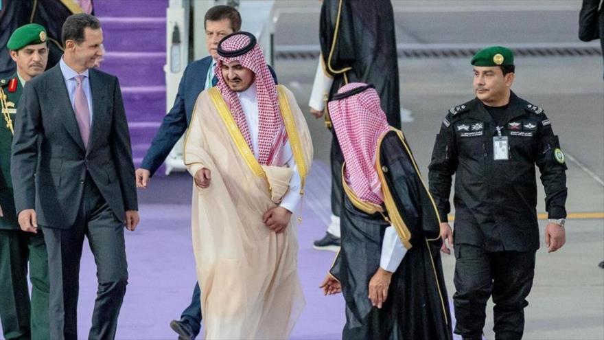 Al-Asad llega a Arabia Saudí para asistir a cumbre de Liga Arábe