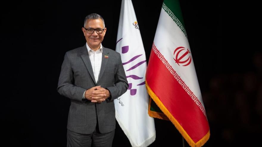 El ministro del Poder Popular para la Cultura de Venezuela, Ernesto Villegas Poljak, en Teherán, capital de Irán, 20 de mayo de 2023. (Foto: IRNA)