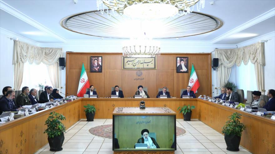 El presidente de Irán, Seyed Ebrahim Raisi, en una reunión del Gabinete, 21 de mayo de 2023.