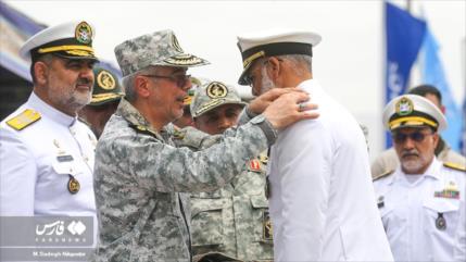 Promueven rango del comandante de 86.ª flotilla de la Armada iraní
