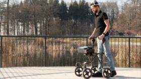 Sueño hecho realidad: Un parapléjico camina gracias a nueva tecnología