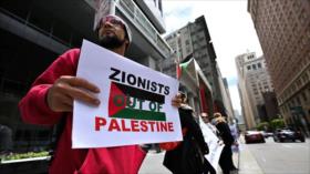 Activistas se manifiestan en San Francisco en apoyo a palestinos