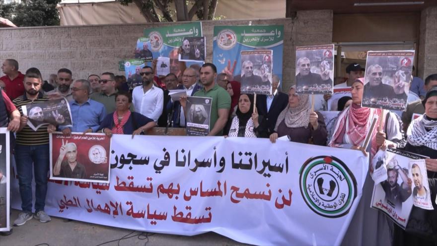 Realizan actos en apoyo a los prisioneros enfermos palestinos