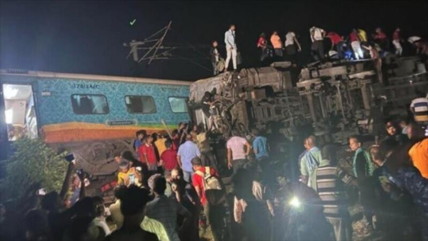 Accidente de tren en La India, 2 de junio de 2023.