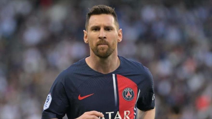 El astro argentino Lionel Messi durante el partido de la Ligue 1 entre Paris Saint-Germain y Clermont Foot, 3 de junio de 2023.
