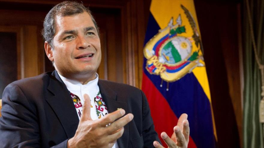 El expresidente de Ecuador Rafael Correa
