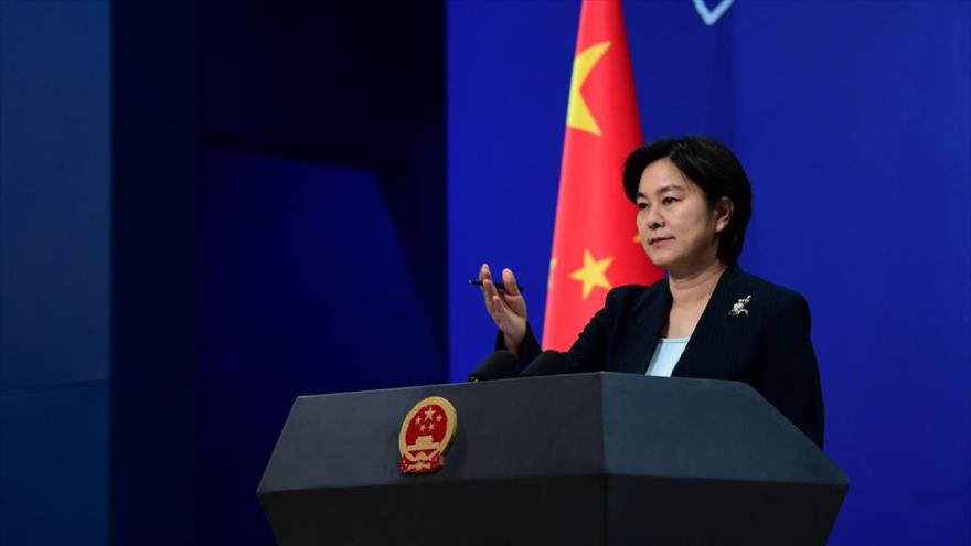 La portavoz de la Cancillería china, Hua Chunying