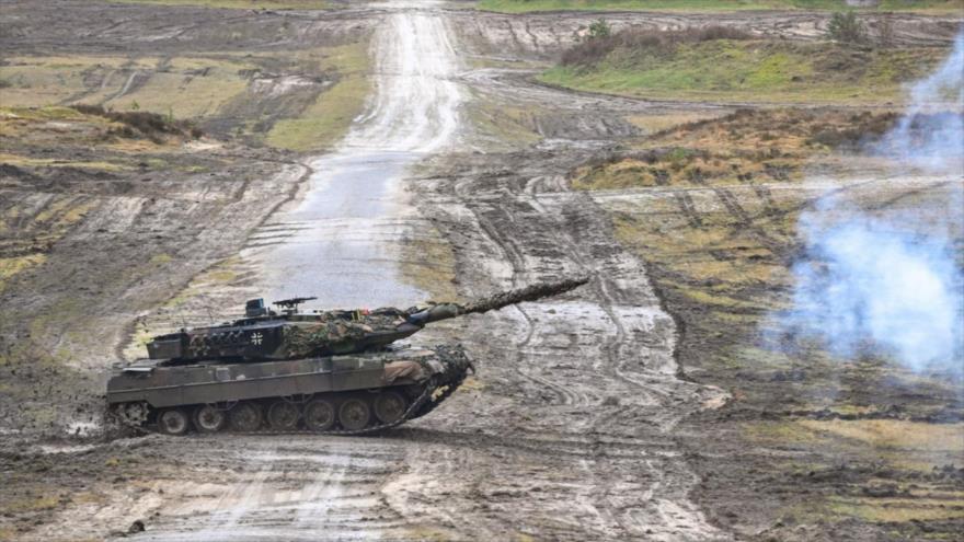 Vídeo muestra cómo Rusia destruye material bélico de Occidente