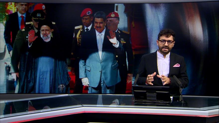 Presidente Raisi es recibido por su homólogo venezolano en Caracas - Noticiero 21:30