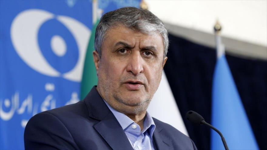 El jefe de la Organización de Energía Atómica de Irán (OEAI), Mohamad Eslami.