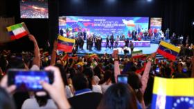 Acto masivo en el final de la visita de Raisi a Venezuela