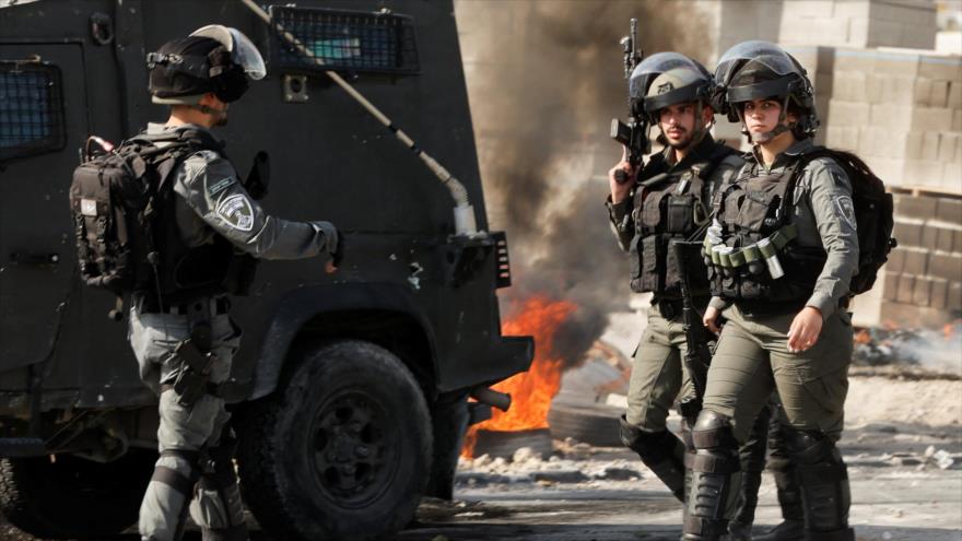 Fuerzas del régimen israelí durante una redada en Cisjordania, 1 de marzo de 2023. (Foto: Reuters)