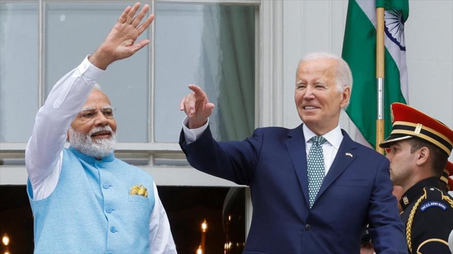 EEUU ofrece ante Rusia y China drones y motores de cazas a la India | HISPANTV