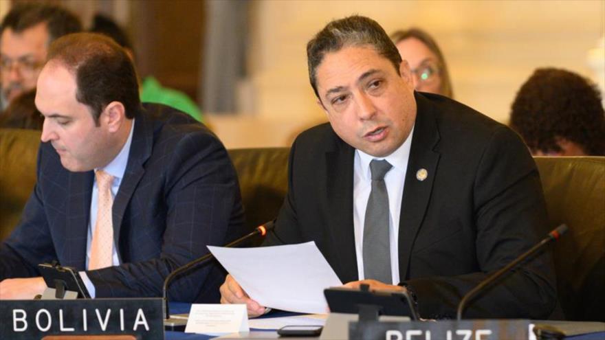 El embajador de Bolivia ante la OEA, Héctor Arce Zaconeta.