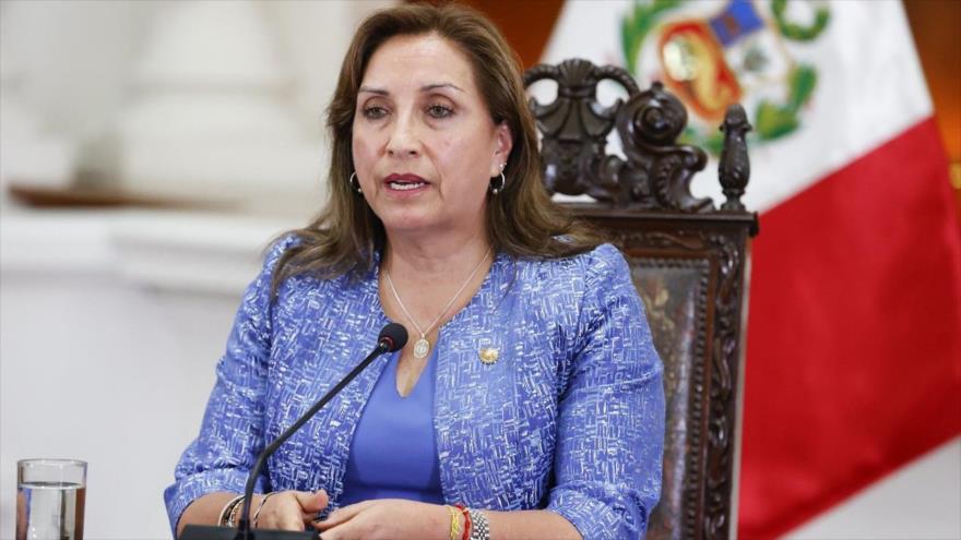 La presidenta de Perú, Dina Boluarte.
