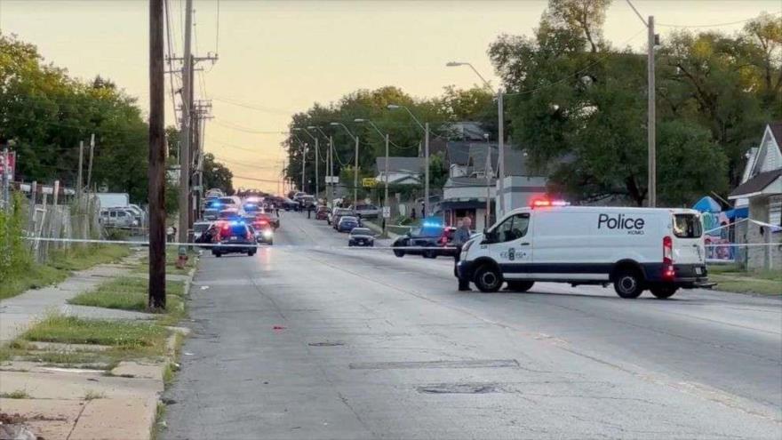 La escena del tiroteo en Kansas City. (Foto: ABC)