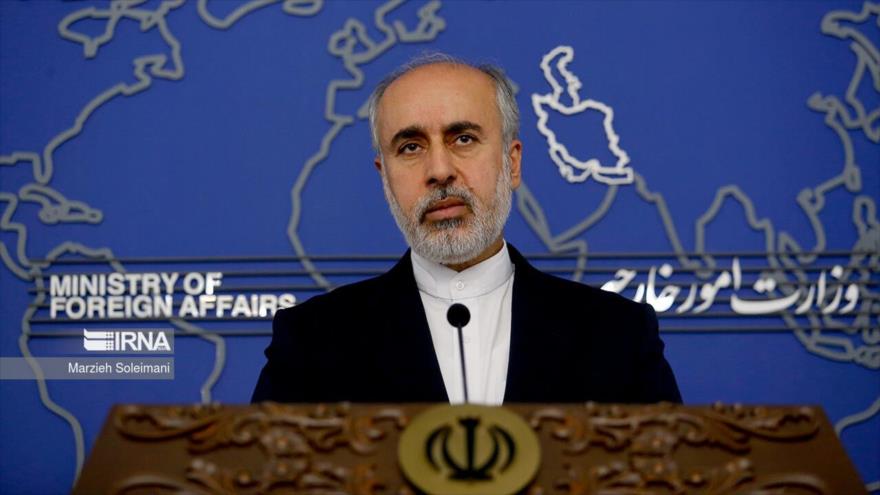 El portavoz de la Cancillería de Irán, Naser Kanani. (Foto: IRNA)