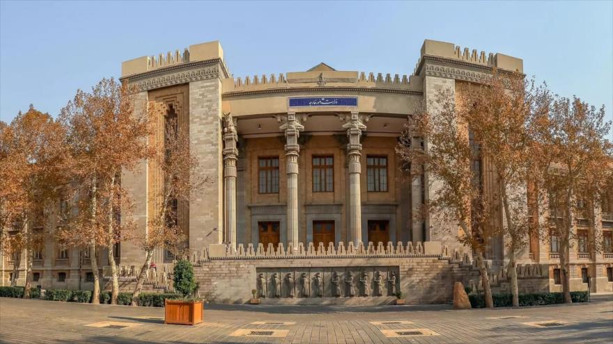 Edificio del Ministerio de Asuntos Exteriores de Irán en Teherán, la capital.