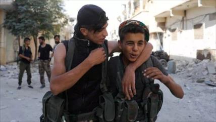 ONU: Crece uso de niños soldados por aliados de EEUU en Siria