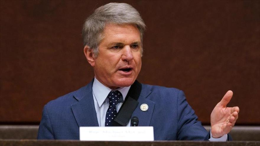 El presidente del Comité de Asuntos Exteriores de la Cámara de Representantes de EE.UU., Michael McCaul.