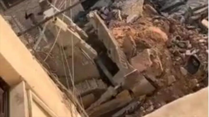 Vídeo: Excavadoras israelíes destruyen zonas residenciales en Yenín