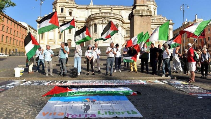 Protestan en EEUU, Italia y Australia contra agresiones de Israel