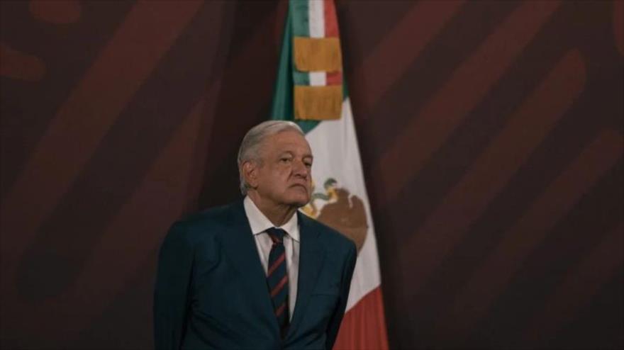 El presidente de México, Andrés Manuel López Obrador durante una conferencia de prensa.