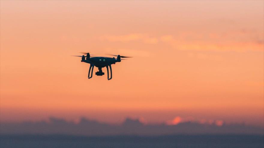 Dron ucraniano interceptado por Bielorrusia cerca del distrito de Stolin (de la provincia Brest), 8 de febrero de 2023.