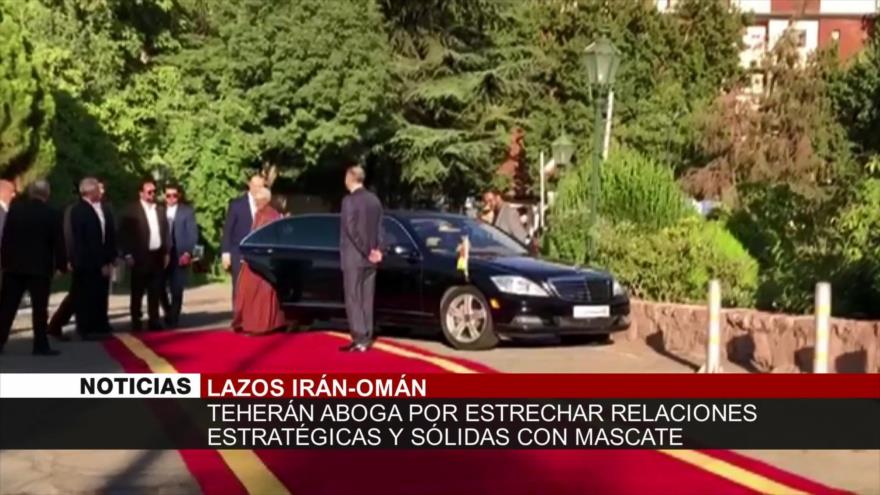Irán aboga por estrechar sus relaciones estratégicas con Omán-Noticiero 19:30