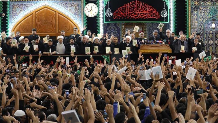 Miles de musulmanes condenan en Karbala profanación al Corán | HISPANTV