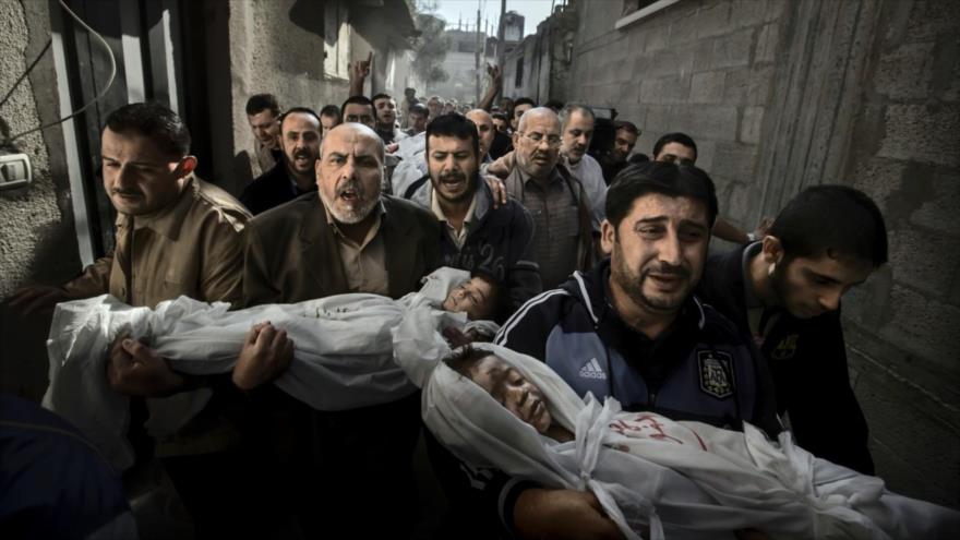 Funeral de dos niños palestinos | Fotos que sacuden al mundo